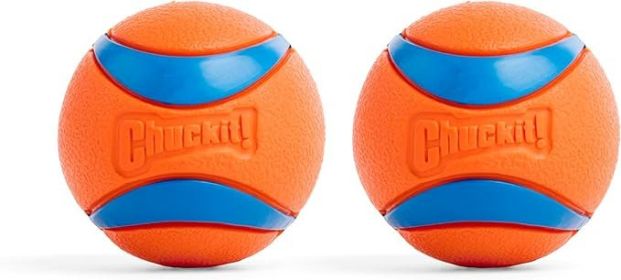 Ultra Ball Dog Toy - Medium Bouncy Fetch Balls For Dogs 20-60 lbs - Made from Durable Rubber - Floating Water Pet Toys - Size Medium - 2.5-inch D Ultra Ball Dog Toy - Medium Bouncy Fetch Balls For Dogs 20-60 lbs - Made from Durable Rubber - Floating Water Pet Toys - Size Medium - 2.5-inch D